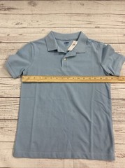 Old Navy Short Sleeve Polo Stretch School Uniform Shirt Size M(8) Light Blue