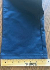 Nautica School Uniform Pants Boys 16 Regular Blue Stretch Waist Double Knee NWT
