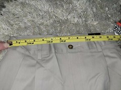 Claiborne Boy Approved Schoolwear Khaki Pants Size 16 Pleated New Garment Guard