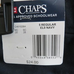 Boys Chaps Navy blue shorts approved schoolwear size 5 reg brand new NWT $24.00