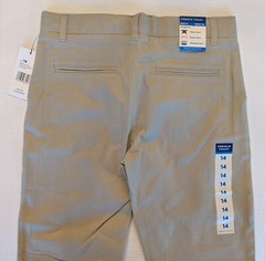 NEW Unisex French Toast School Wear Khaki Pants Size 14 28″ Waist Adjustable