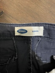 Old Navy Boys Shorts Size 12 Bermuda Dark Uniform Blue 26” Waist