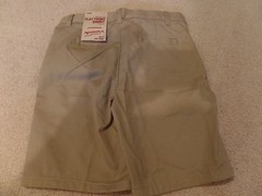 Boys, Arizona Jeans, School Uniform Shorts, Size: 5, Flat Front, Khaki, NWT