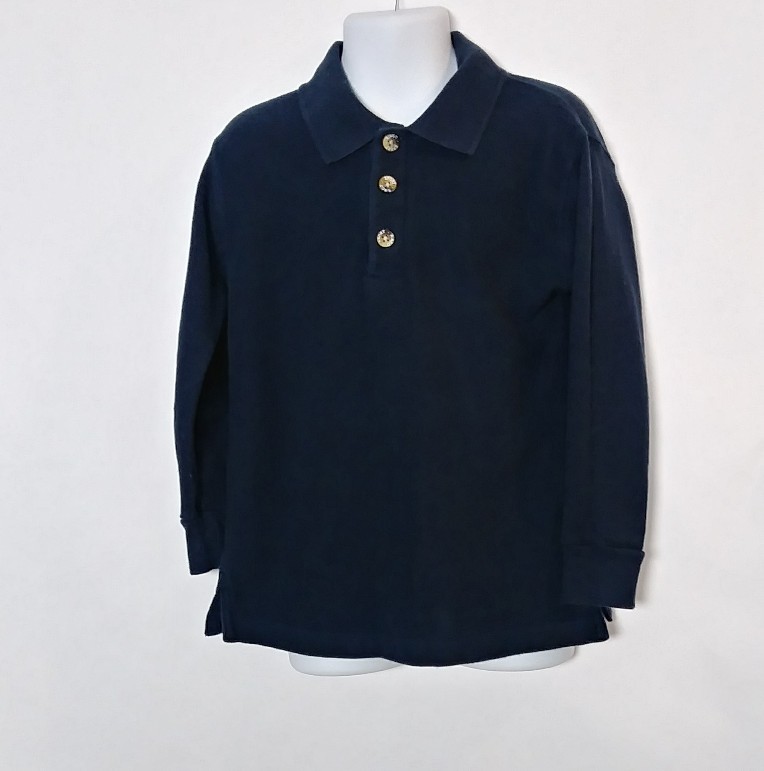 Ringo Sport Boys Blue Long Sleeve Uniform Dress Shirt Size 5 A16
