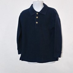 Ringo Sport Boys Blue Long Sleeve Uniform Dress Shirt Size 5 A16