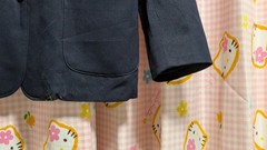 E141 ^_^Japanese SchoolGirl Uniform Winter! Defect Set! It’s still usable!! S~M