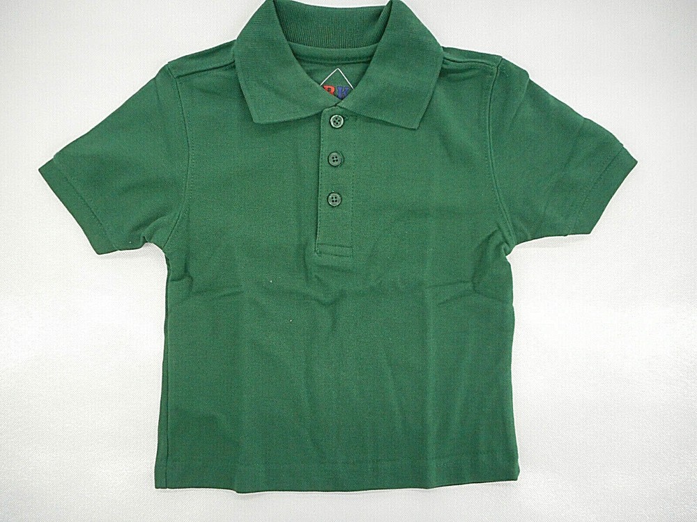 Boys R/K Platinum Green Uniform/Casual Polo Shirt Sizes XXSmall – Large