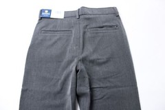 Dennis Boy’s Slim Crease Proof Flat Front Pants EJ2 Vintage Grey Size 16 NWT