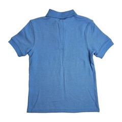 Dennis Uniform Polo Shirt Blue Size Youth Small YS Stratford School Logo, New