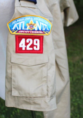 Boy Scouts Of America Button-Up Shirt Uniform Youth Sz Large Beige Short Sleeve