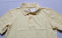 The Children’s Place Boys Uniform Soft Pique Polo MS7 Yellow Size 7/8 NWT