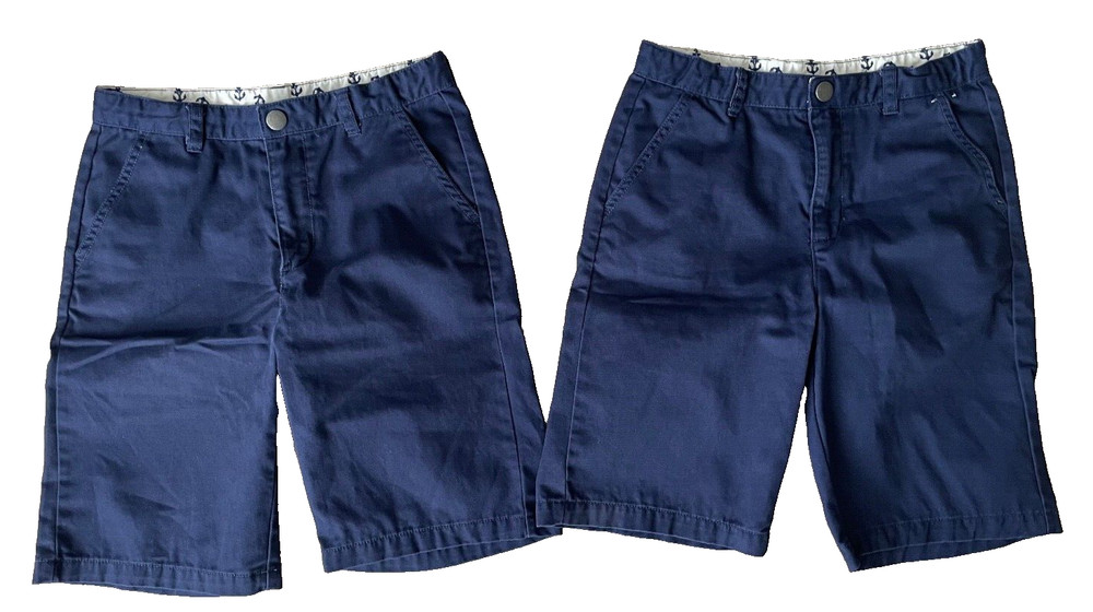 Boys Gymboree School Uniform Shorts Lot – Size 12 – Navy