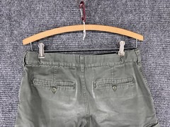 BOY SCOUTS Convertible Cargo Shorts Uniform Green Zip Off Youth Size 33 NO PANTS