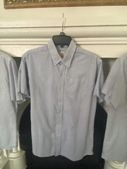 Boys uniform shirts set of 3 A+ striped Oxford size 20