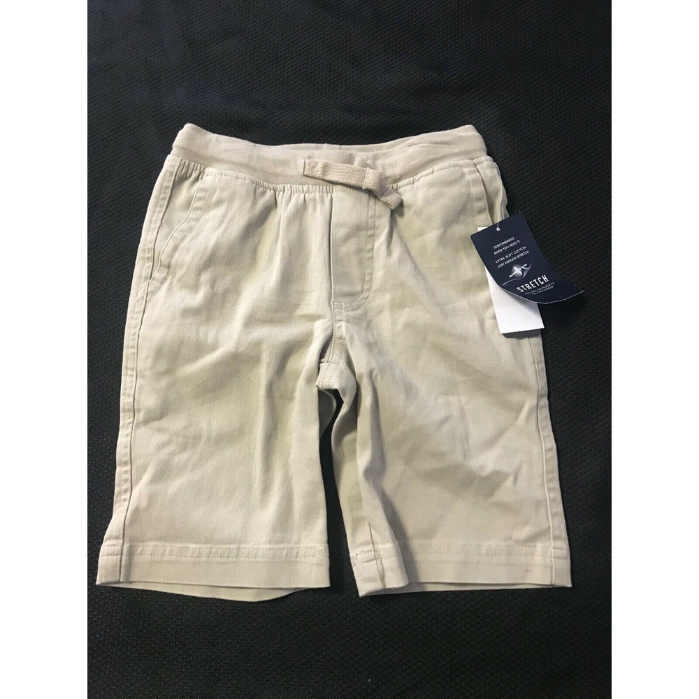 Chaps Boys School Approved Performance Stretch Khaki Waist Shorts 5 Regular!