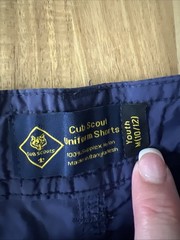 Cub Scouts Shorts Boys Youth 10 Blue Switchback Uniform Boy Scouts Cargo Utility