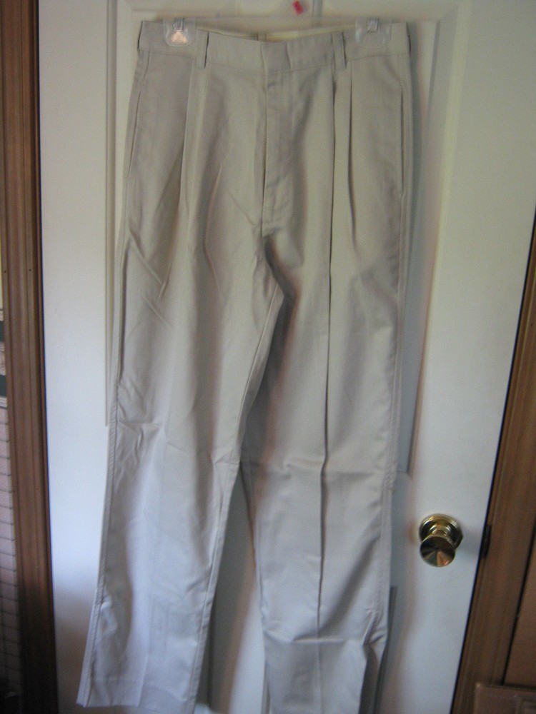 Royal Park Relaxed Fit Wrinkle-Free Boys 18 Reg Uniform Pants Stone Style 109