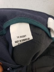 Flynn & O’Hara Pants Boys 14 Husky Navy Blue School Uniform Flat Front Classic