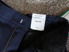 boys girls school uniform pants navy blue with pockets, easy care wrinkle free