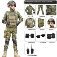 Children’s Camouflage Suit Special Forces Summer Camp Military Training Uniform
