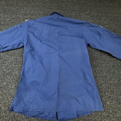 Boy Scouts Of America Shirt Boys 14 Blue Uniform Polycotton Patches Long Sleeve