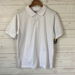 Austin Trading Co Boys School Uniform Polo Shirt Sz 2XL 18/20 White Short Sleeve