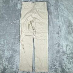 Old Navy Straight Chino Khaki Tan Pants Built In Flex Uniform Youth Boys 14 Slim