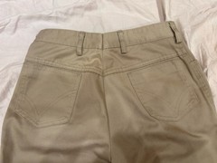 VINTAGE Lemmi Pants YOUTH Boys Size 170 Chino Khaki West German