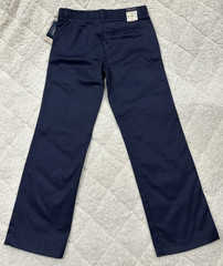 French Toast boys size 12 husky school navy blue pants New