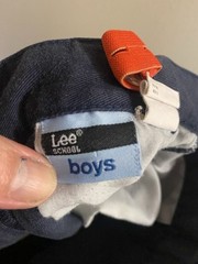 Lee Boy’s Navy Blue School Uniform Pants Size 6 Waist 22” Inseam 18” Straight