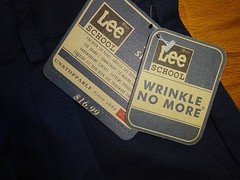 NEW BOY’S LEE SCHOOL SHORTS NAVY BLUE SIZE 16 MSP $16.99 .