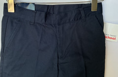 French Toast Boy’s Pants Navy Blue Size 12 School Uniform Relaxed Fit Twill NEW