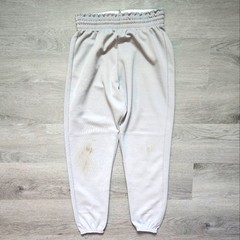 Don Alleson Boy’s Full Length Drawstring Baseball Pants Solid Grey Size Small S