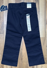 French Toast (Sz 5 w22) Boy’s Performance Uniform Pants Adjustable Waist, Navy