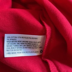 New Boys Red Polo School Uniform Size Large (12/14) Husky-Cat & Jack