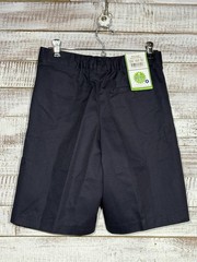 ✏️ REAL SCHOOL Boys Size 12H Flat Front Shorts School Uniform Navy Blue Durable