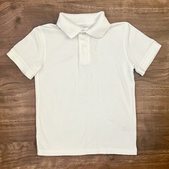 Cat & Jack Unisex School Uniform White Polo Shirt Short Sleeve Size XS 4-5