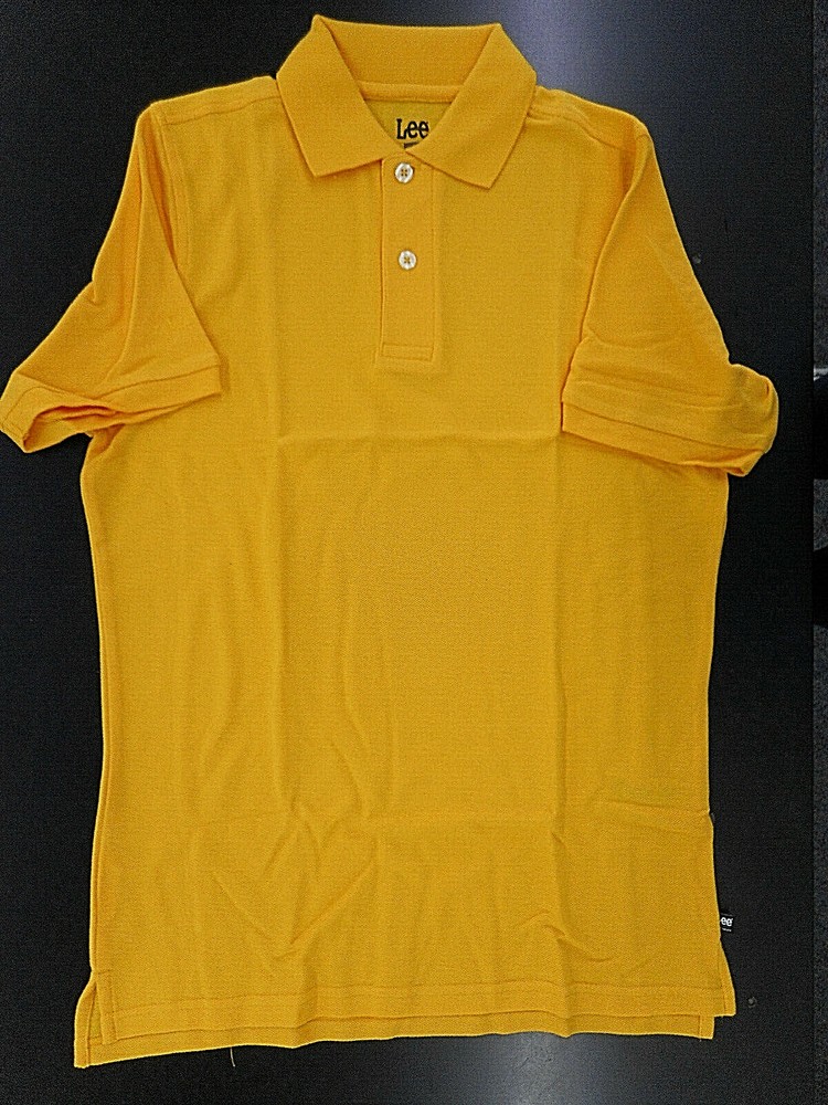 Boys Lee $18 Gold Short Sleeve Uniform/Casual Polo Shirt Sizes Small – XLarge