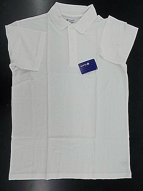 Boys @Class Uniform White Short Sleeved Polo Shirt Size 18/20