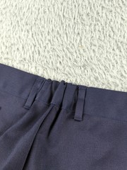 Vintage Official Rifle School Uniform Pants Boys 32 Husky Blue Double Knee Work