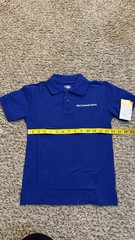 NSU University School Uniform Polo Shirts Youth Size 6/7 Blue NWT