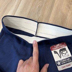 1990s Vintage Youth Sz Med Blue Athletic Football/Baseball Pants by New South