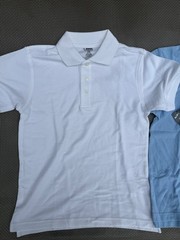 NEW lot of 2 KHQ,FRENCH TOAST SCHOOL Boys Short sleeve Polo Shirts 10-12 HUSKY