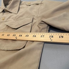 Boy Scouts of America Youth Kid MED Khaki Short Sleeve Uniform Shirt Tan BSA6192