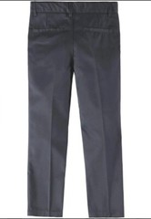 Premium Authentic Schoolwear and Uniforms Gray Flat Front Pants Size 10 FreeShip