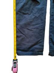 French Toast School Uniform Pants Boys 14 Husky Navy Blue Adjustable Waist