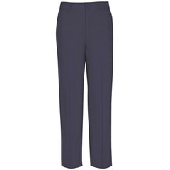 Real School, Boys Husky Size Flat Front Pants School Uniform Approved, Size: 18H