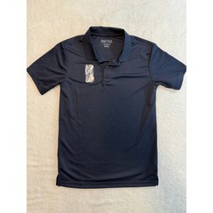 Nautica Boys School Uniform Performance Polo Shirt Navy Blue L 14/16 N881605E