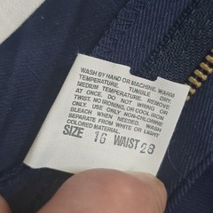 Vintage Boy Scouts of America BSA CUB Uniform Blue Pants Size 16 Waist 28 28×34