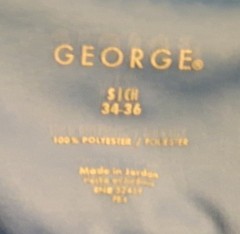 Boys George Light Blue Short Sleeve Uniform Shirt  Size S 34-36